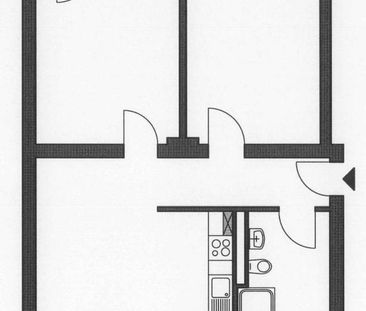 2 Zimmer im schönen Niehl - Foto 1