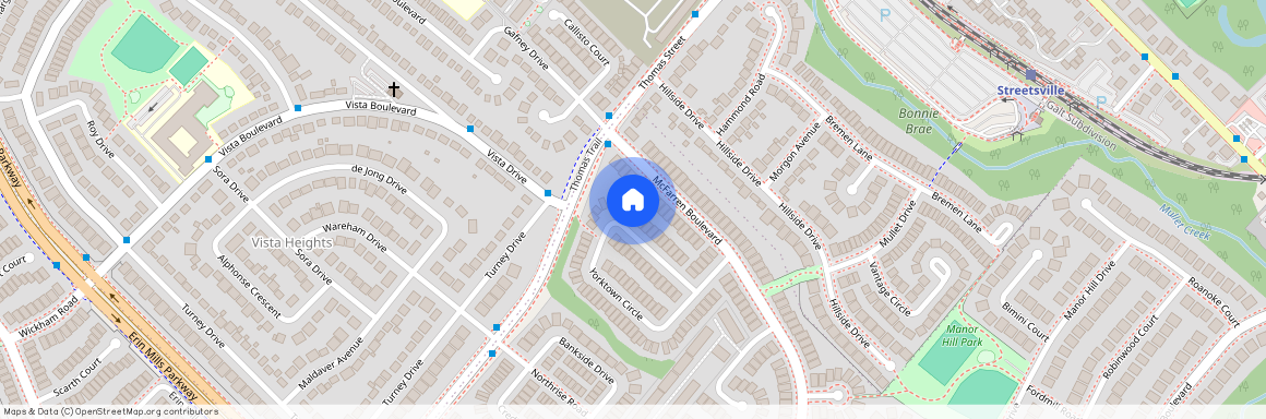 2406 Yorktown Circle #UPPER PORTION 2 FLOORS, Mississauga, Central Erin Mills