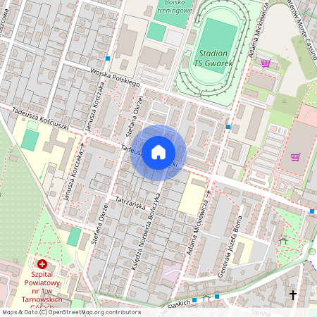 ul. Tadeusza Kościuszki, Tarnowskie Góry, tarnogórski, śląskie