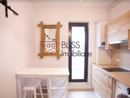 For rent Modern Studio With Terrace And Parking Herastrau, Bucharest - Fotografie 3