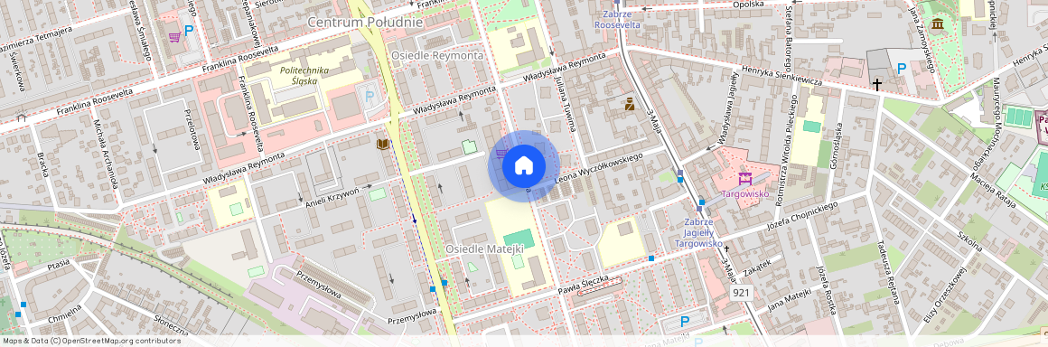 ul. Klonowa, Centrum Południe, Zabrze, śląskie