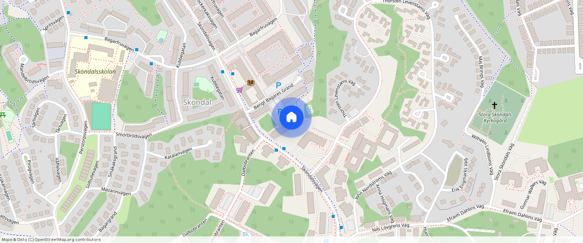 Bengt Bagares gränd, Sköndal