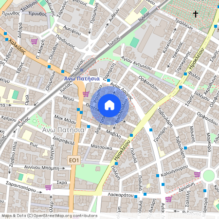 Δημητρακόπουλου Πολυβίου, 20 111 41 Αθήνα, Κυπριάδου - Άνω Πατήσια (Αθήνα - Κέντρο)