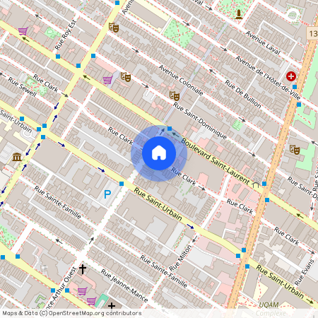 Building Rue Clark - corporate-stays - 1222912 - TOR, Rue Clark, Milton Parc, Montreal