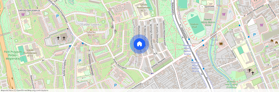 ul. Władysława Kniewskiego, Będzin, będziński, śląskie