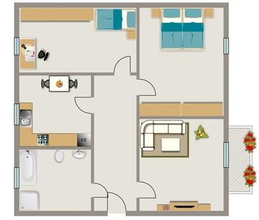 Demnächst frei! 3-Zimmer-Wohnung in Lünen Lünen - Photo 5