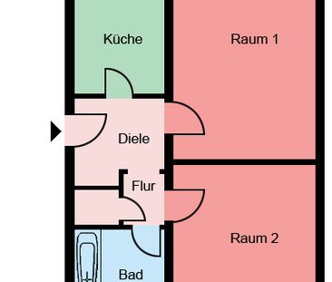 2-Zimmer-Wohnung in Kamen Mitte - Foto 1