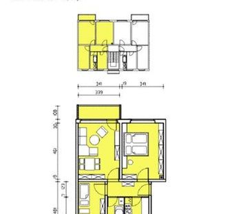 Wohnung in der 1. Etage, Küche/Bad mit Fenster.... - Foto 3