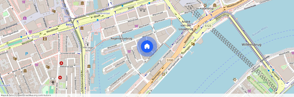 Scheepmakershaven 50E, Stadsdriehoek, Rotterdam