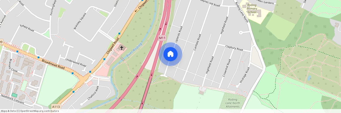 Uplands Rd, Woodford Green IG8 8JP