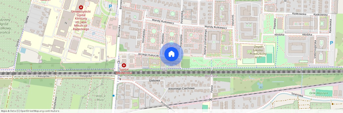 ul. Jerzego Kukuczki, Gaj, Krzyki, Wrocław, dolnośląskie