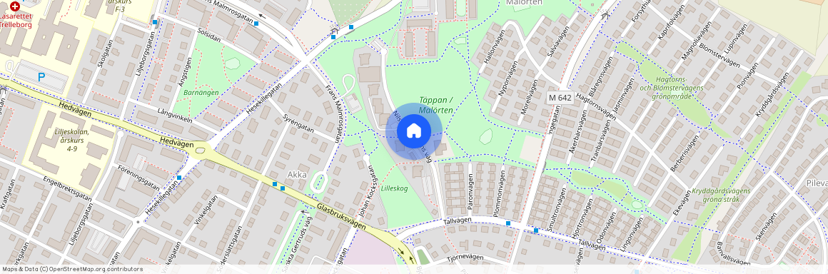 Nils Holgerssons väg, Trelleborg