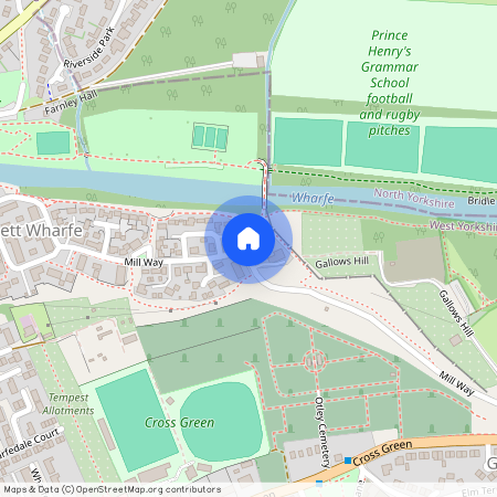 Riverside Walk, Leeds, West Yorkshire, LS21