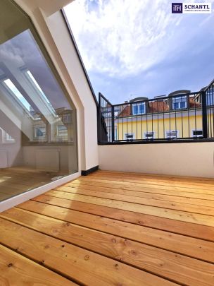 Fresh, fancy, fertig zum Einziehen! Zwei Ebenen. Drei Zimmer. 100 % Wow! Frisch sanierte Neubauwohnung im Dachgeschoss + Klimageräte + Westterrasse + Gute Infrastruktur! - Foto 1