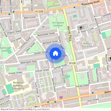 Wellington Row, Columbia Road, Hackney, London