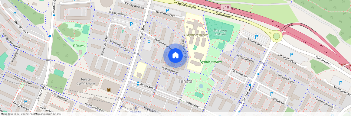 Skäftingebacken, Spånga