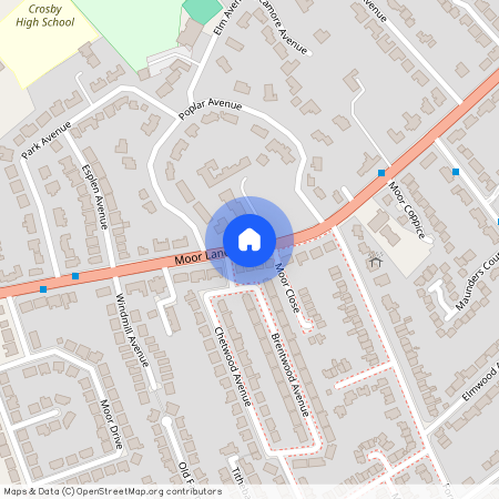 Moor Lane, Crosby, Liverpool