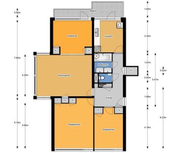 Appartement te huur: Jacques Urlusstraat 147 2551 HB Den Haag - Foto 2