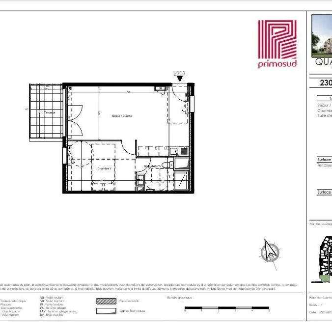 Appartement à louer 2 pièces 43.5m² - Photo 1