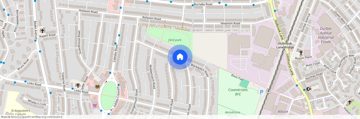 Blackwatch Road, Coventry, CV6