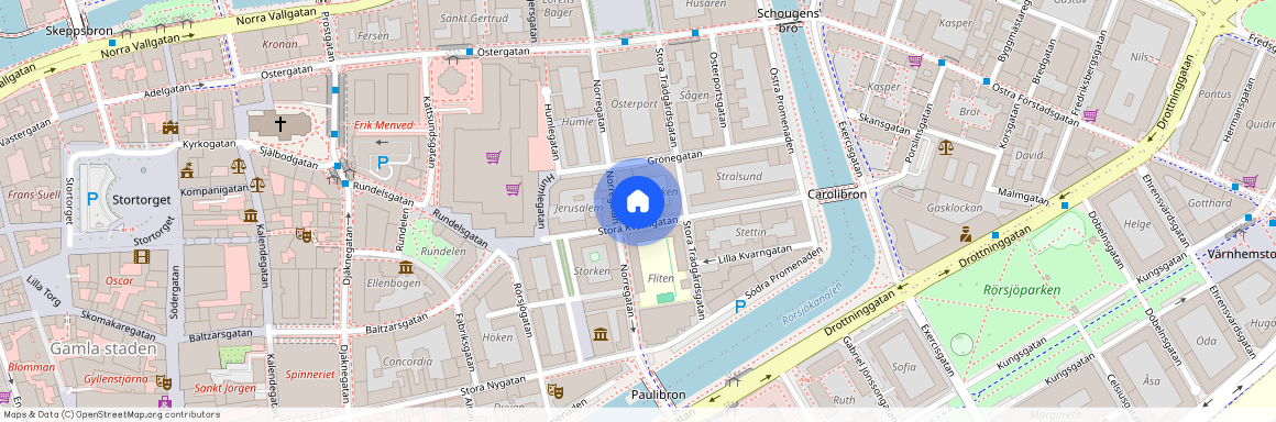 Norregatan 18B, Gamla Staden