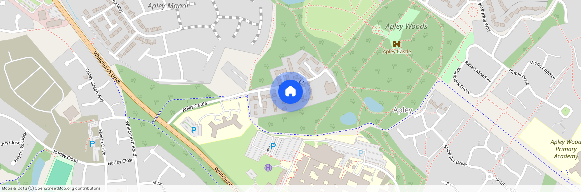 Castle Gardens, Apley, Telford, Shropshire, TF1