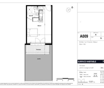 Location Appartement 1 pièce 28m² ST JORY 31790 - Photo 2