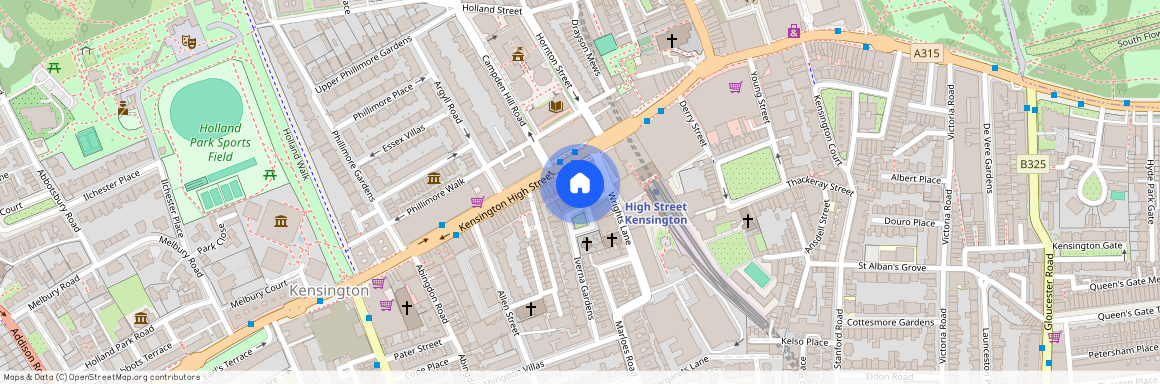 Iverna Court, Kensington, London, W8