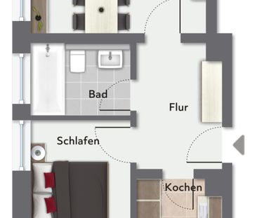 Gemütliche 2-Raum-Wohnung mit Balkon in Trachenberge ? Ihr neues Zu... - Foto 6