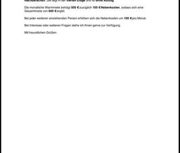 Nachmieter gesucht für eine schöne 2 Zimmer Wohnung - Photo 1