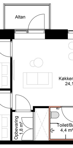 Jarlsberggade 5B, 2 lejl. 2 - Photo 2