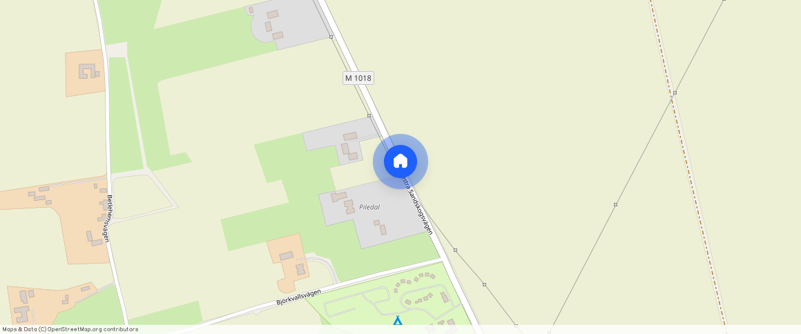 Östra Sandskogsvägen, Ystad