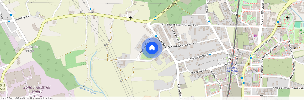 Praça Américo da Costa e Silva, Portugalia, Maia