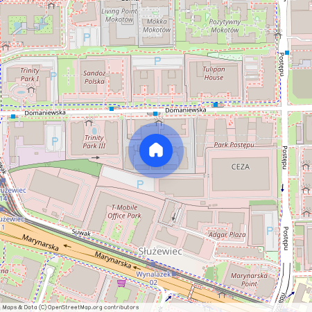 ul. Marynarska, Służewiec, Mokotów, Warszawa, mazowieckie