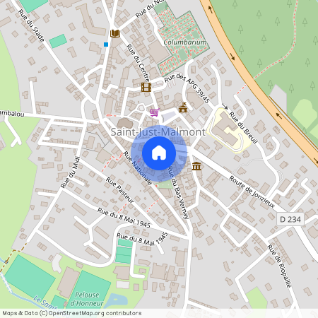 43240, Saint-Just-Malmont