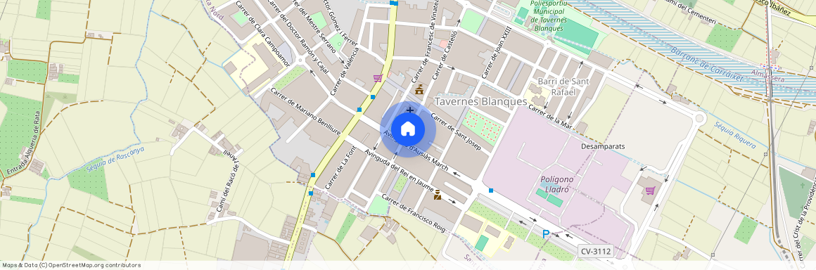 Calle 9 D'octubre, 19, 46016 Tavernes Blanques, Spain