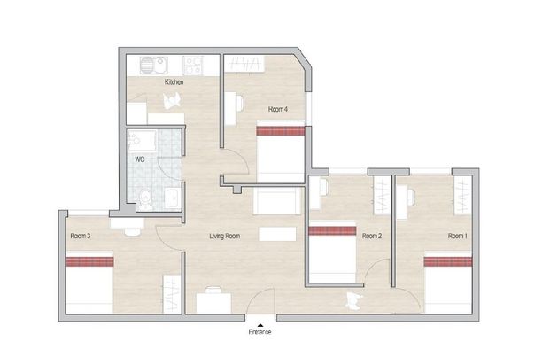 Cozy double room in Velázquez Street - Photo 1