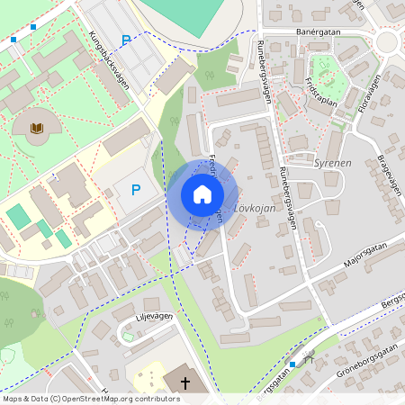 Fredriksdalsvägen 8 A, Villastaden