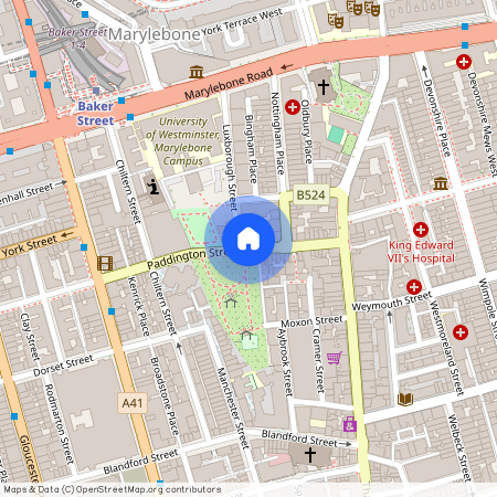 Paddington Street, Marylebone, London, W1U