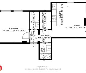 Appartement te huur - Photo 1