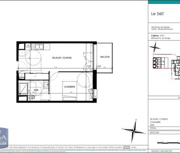 Location Appartement 2 pièces 38m² DEVILLE LES ROUEN 76250 - Photo 5