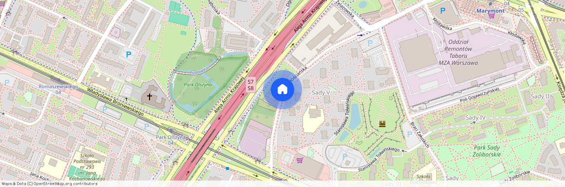 ul. Włościańska, Sady Żoliborskie, Żoliborz, Warszawa, mazowieckie