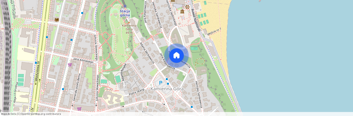 ul. Henryka Sienkiewicza, Kamienna Góra, Gdynia, pomorskie