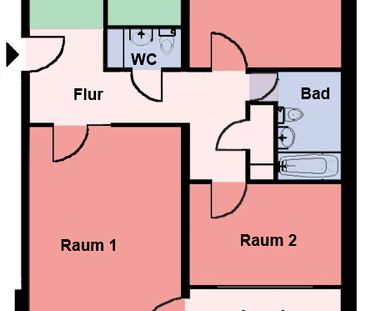 Zeit für einen Tapetenwechsel? Tolle 3 Zimmer Wohnung mit Balkon! - Photo 1