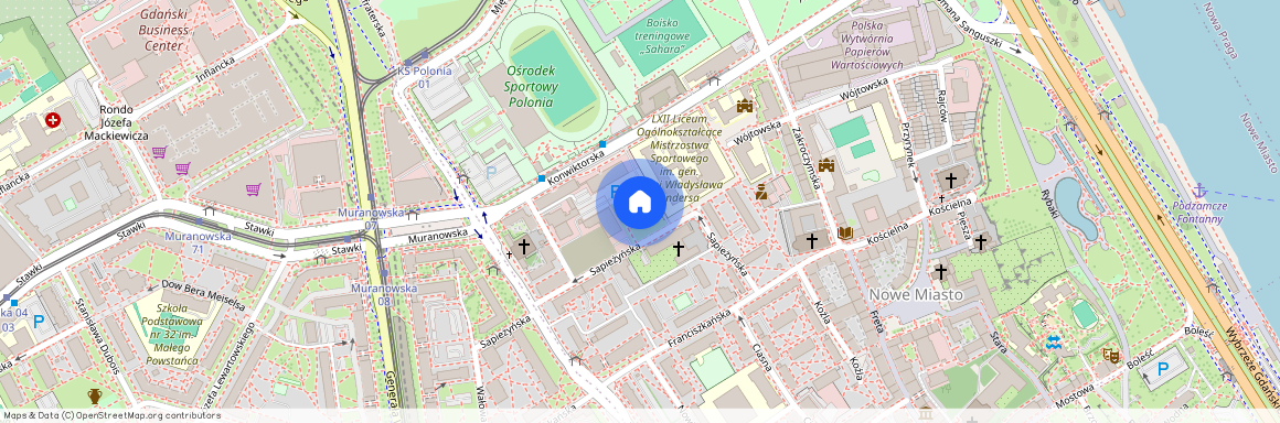 Sapieżyńska, Nowe Miasto, Śródmieście, Warszawa, mazowieckie
