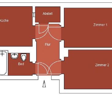 Hansastraße: kompakte 2-Zi-Wohnung mit Balkon zum Hof - Foto 6