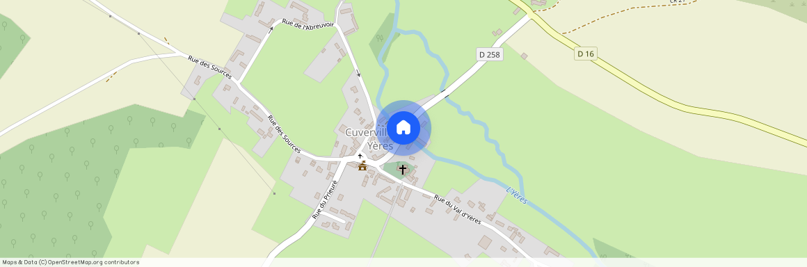 Cuverville sur yeres (76260)