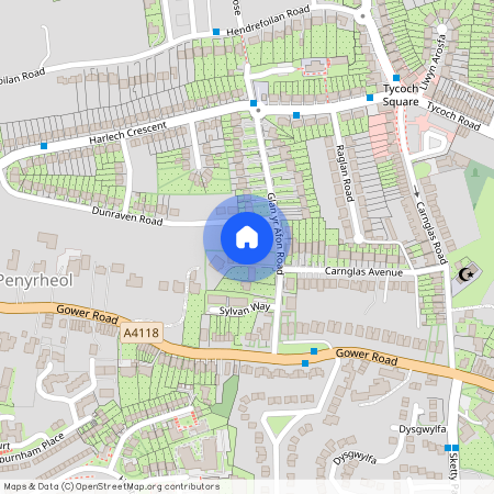 Glan Yr Afon Road, Sketty