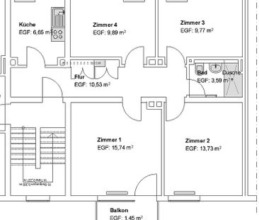 Freundliche 4 ZKB mit Balkon in Rothenditmold! - Photo 2