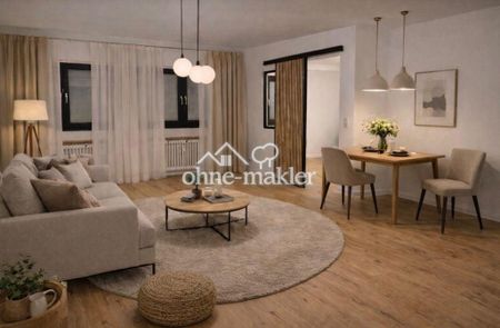 Erstbezug nach Sanierung: Stilvolle 2 Zimmer Wohnung mit Parkett und Stellplatz - Photo 3